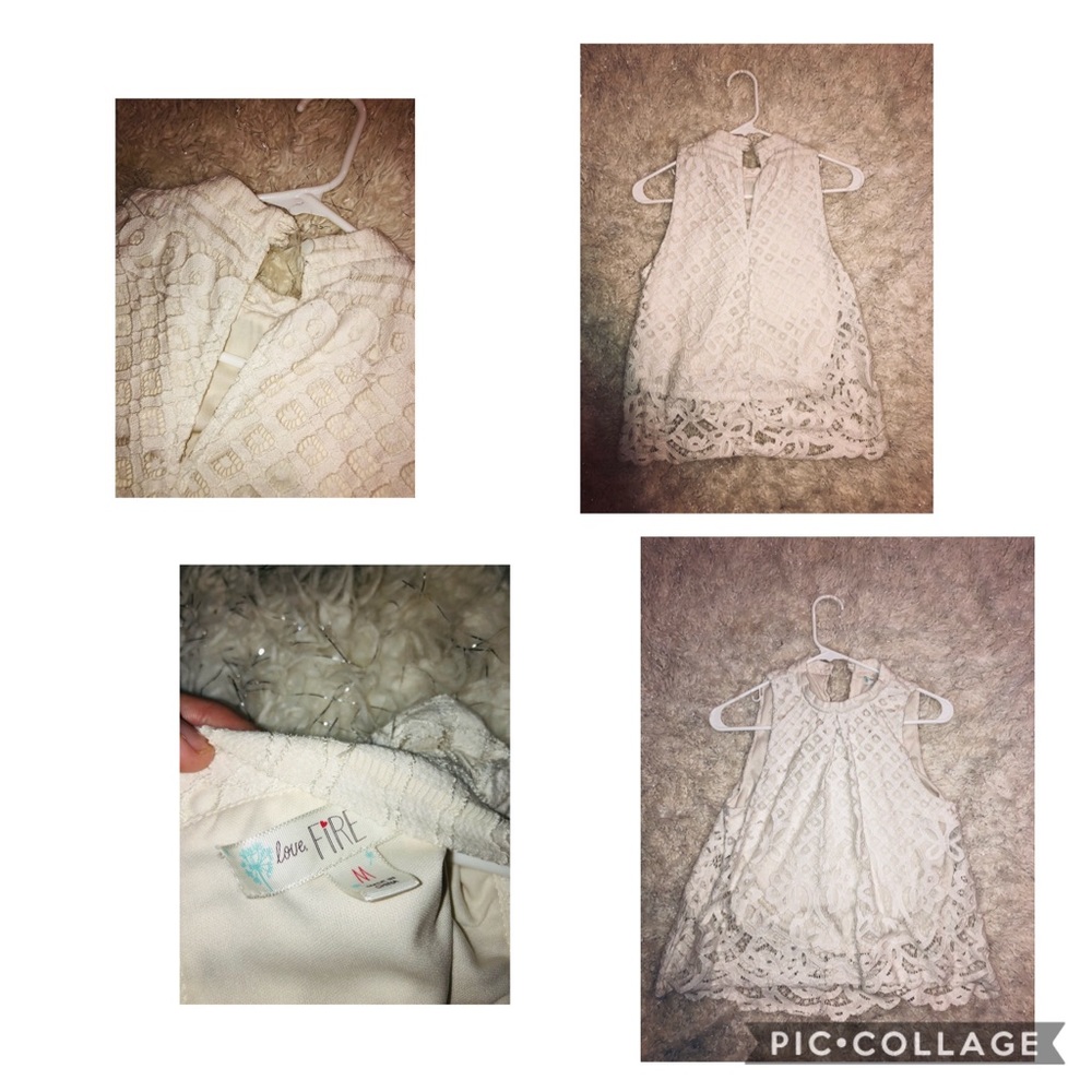 White Lace Top.